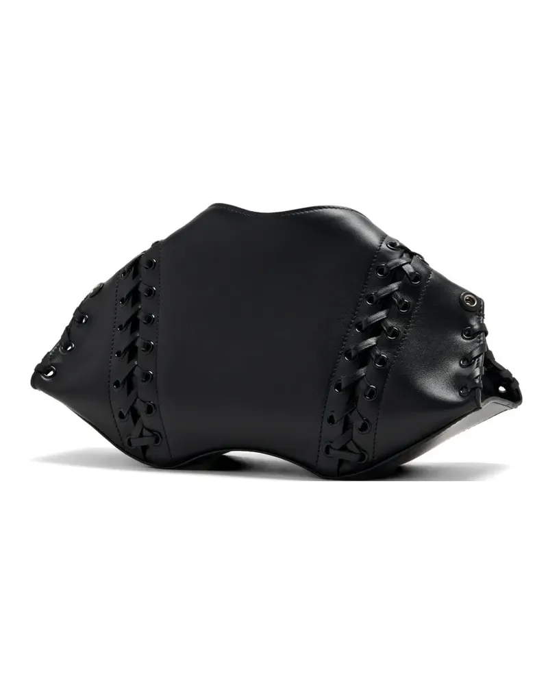Alexander McQueen Manta clutch bag - Schwarz Schwarz