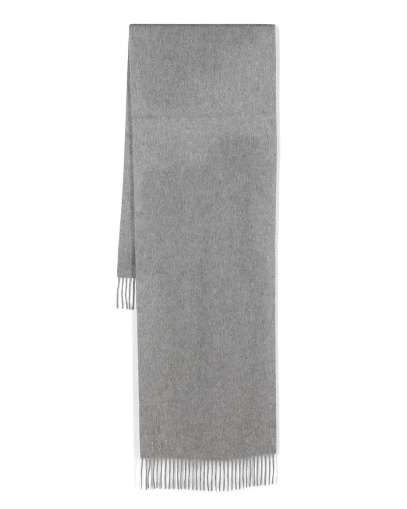 Eric Bompard Klassischer EB Schal - Grau Grau