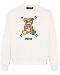 BARROW Sweatshirt mit Logo-Print Nude