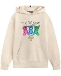 BARROW Hoodie mit Logo-Print Nude