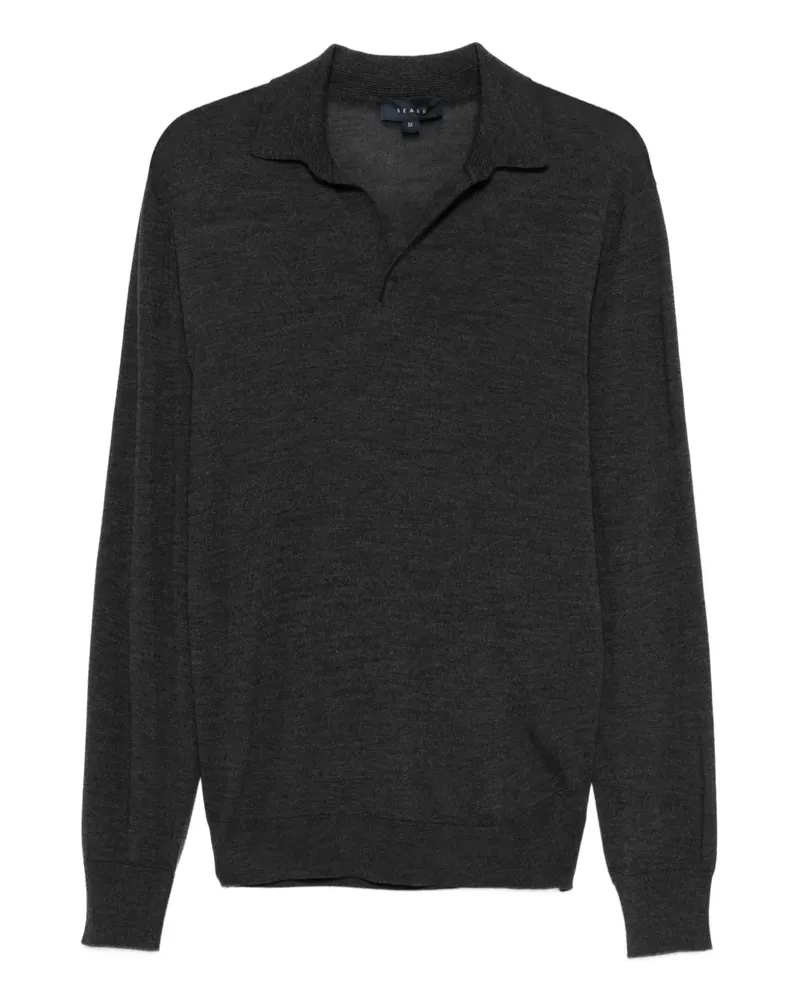 SEASE Klassisches Poloshirt - Schwarz Schwarz
