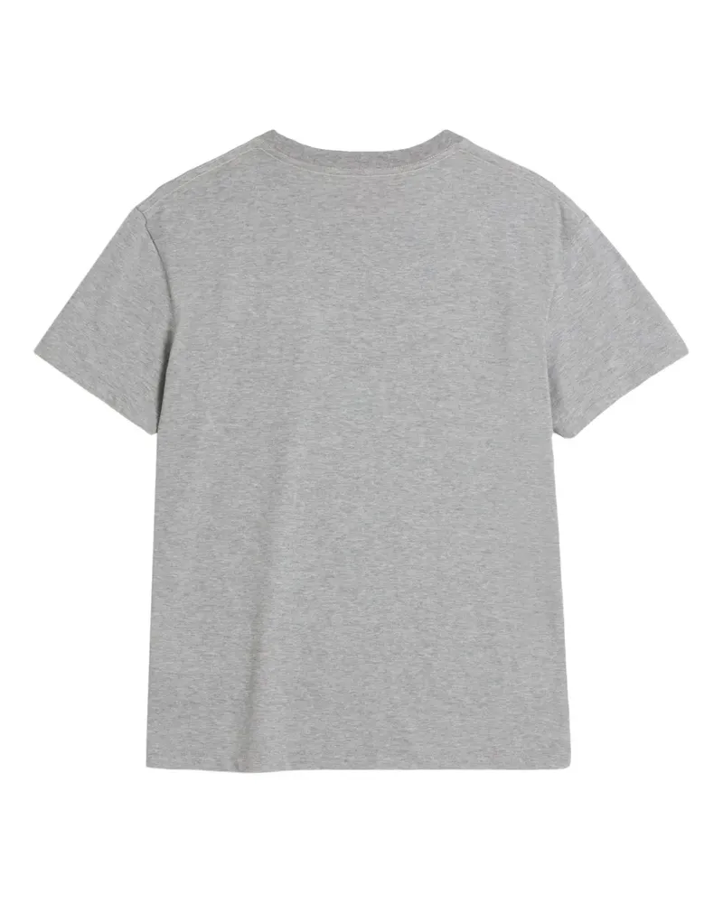 Valentino Garavani T-Shirt mit VLogo-Patch - Grau Grau
