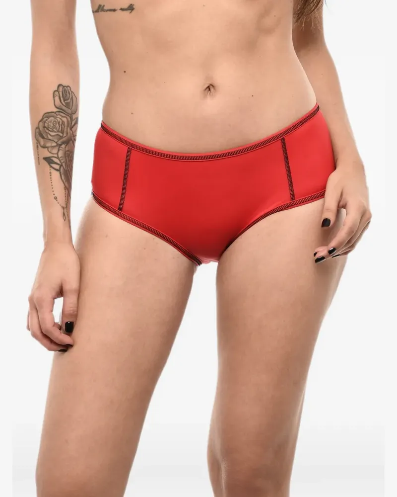 Dsquared2 logo-print bikini briefs - Rot Rot