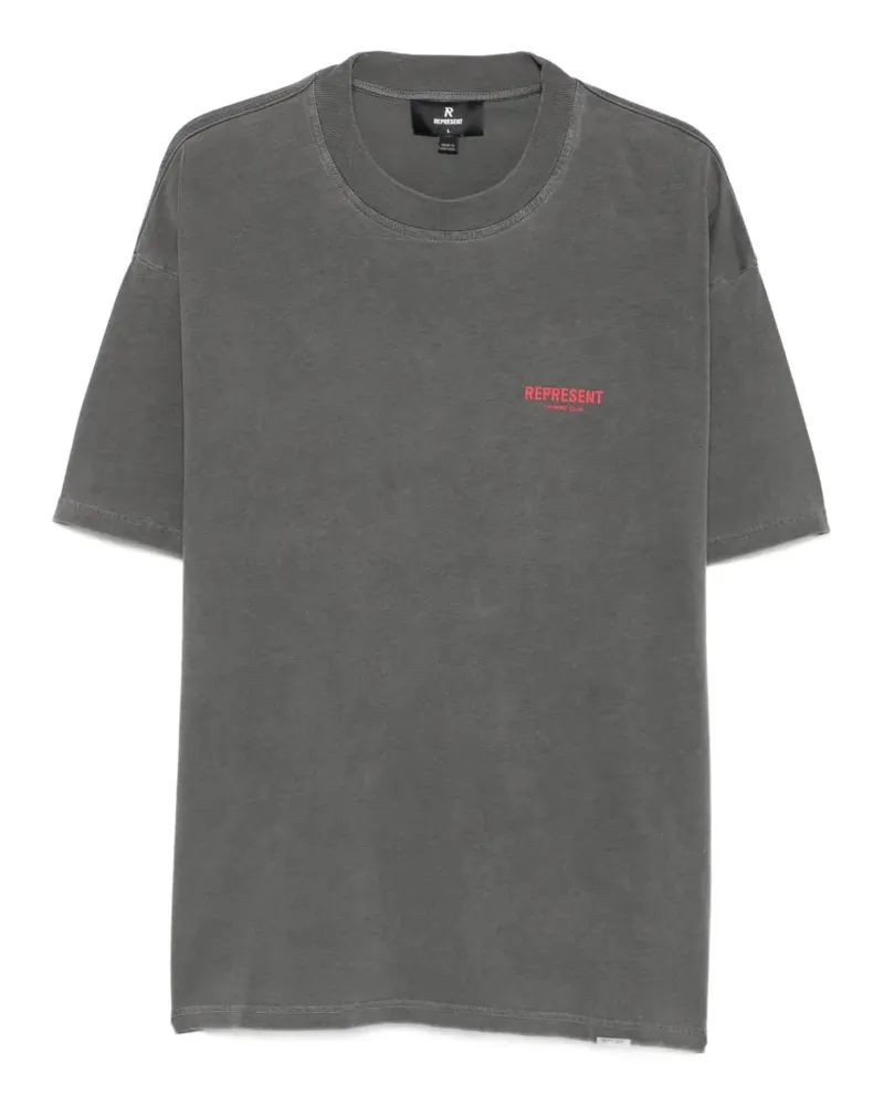 REPRESENT T-Shirt mit "Owners Club"-Print - Grau Grau