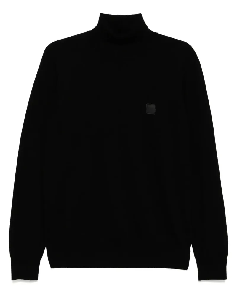 HUGO BOSS Pullover mit Rollkragen - Schwarz Schwarz