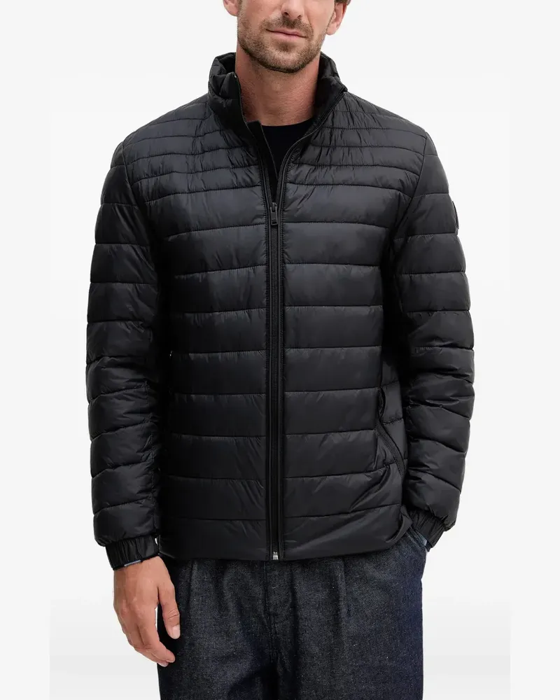 HUGO BOSS Oden2 Jacke mit Reißverschluss - Schwarz Schwarz