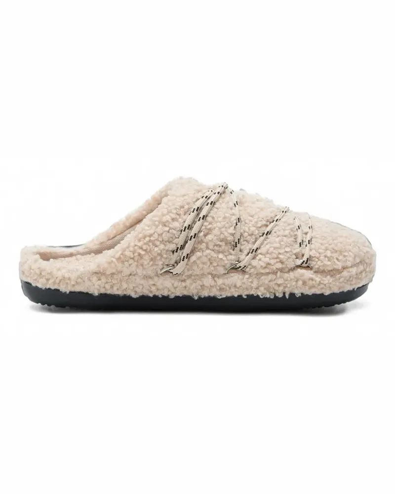 Moon Boot Teddy slippers beige - Nude Nude