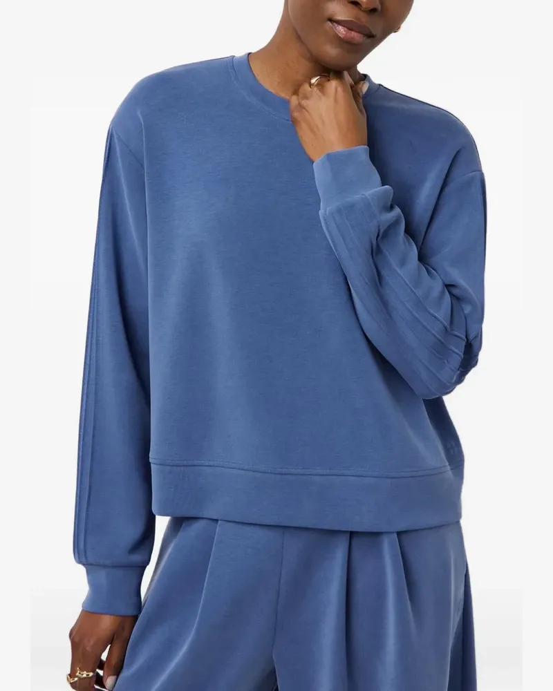 Sweaty Betty Sweatshirt mit Faltenärmeln - Blau Blau