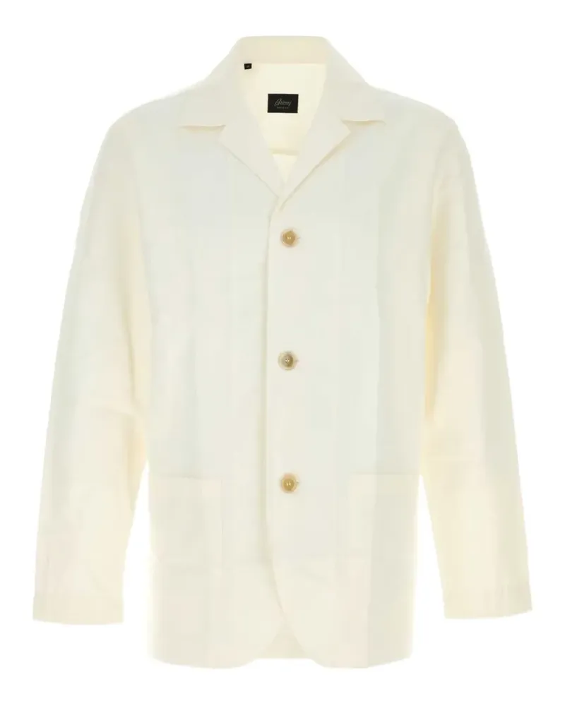 Brioni patch pockets jacket - Nude Nude