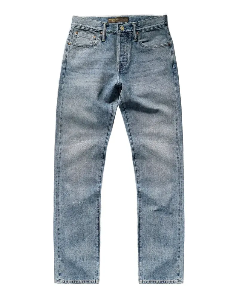 Seven7 logo-patch jeans - Blau Blau