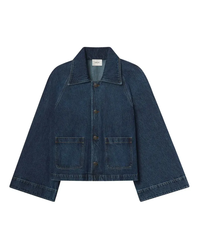 Frame Denim Ausgestellte Swing Jacke - Blau Blau
