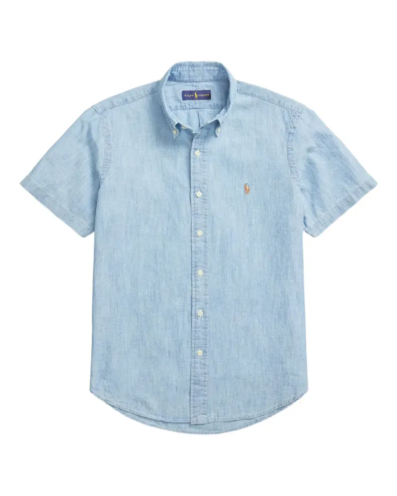 Ralph Lauren Kurzärmeliges Hemd - Blau Blau