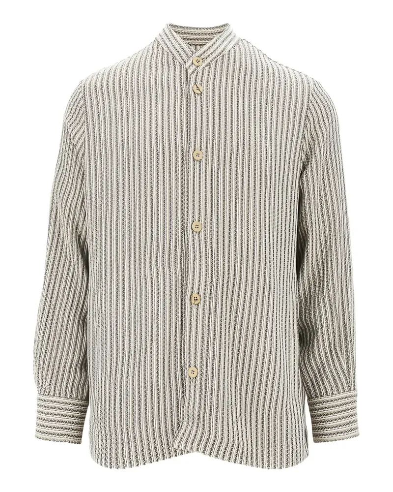 Emporio Armani buttoned striped shirt - Nude Nude