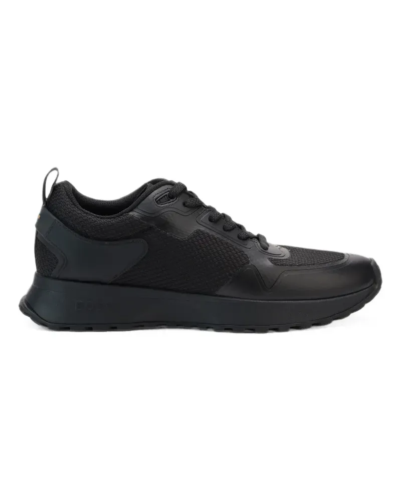 HUGO BOSS Jonah Runn Sneakers mit Einsätzen - Schwarz Schwarz