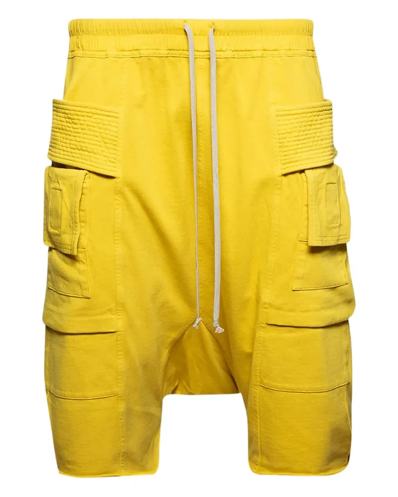 DRKSHDW by Rick Owens Klassische Cargo-Shorts - Gelb Gelb