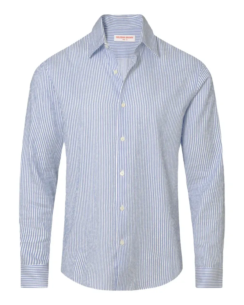 Orlebar Brown Giles striped shirt - Blau Blau