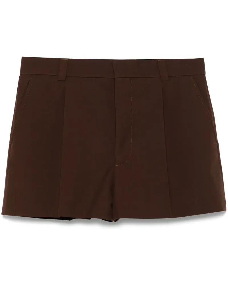 Gucci Shorts aus Twill - Braun Braun
