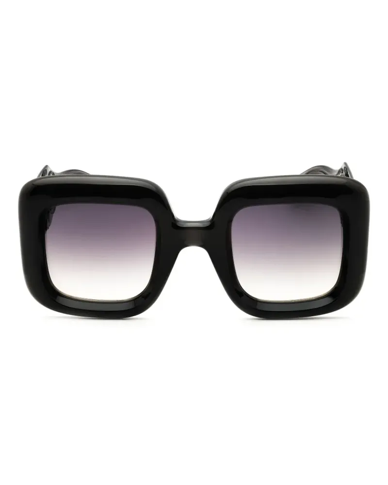 Etro Sonnenbrille im Oversized-Look - Schwarz Schwarz
