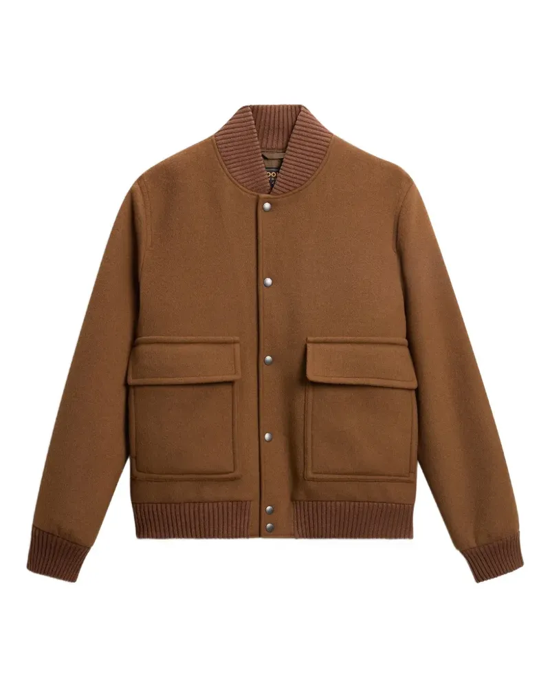 Woolrich Klassische Bomberjacke - Braun Braun