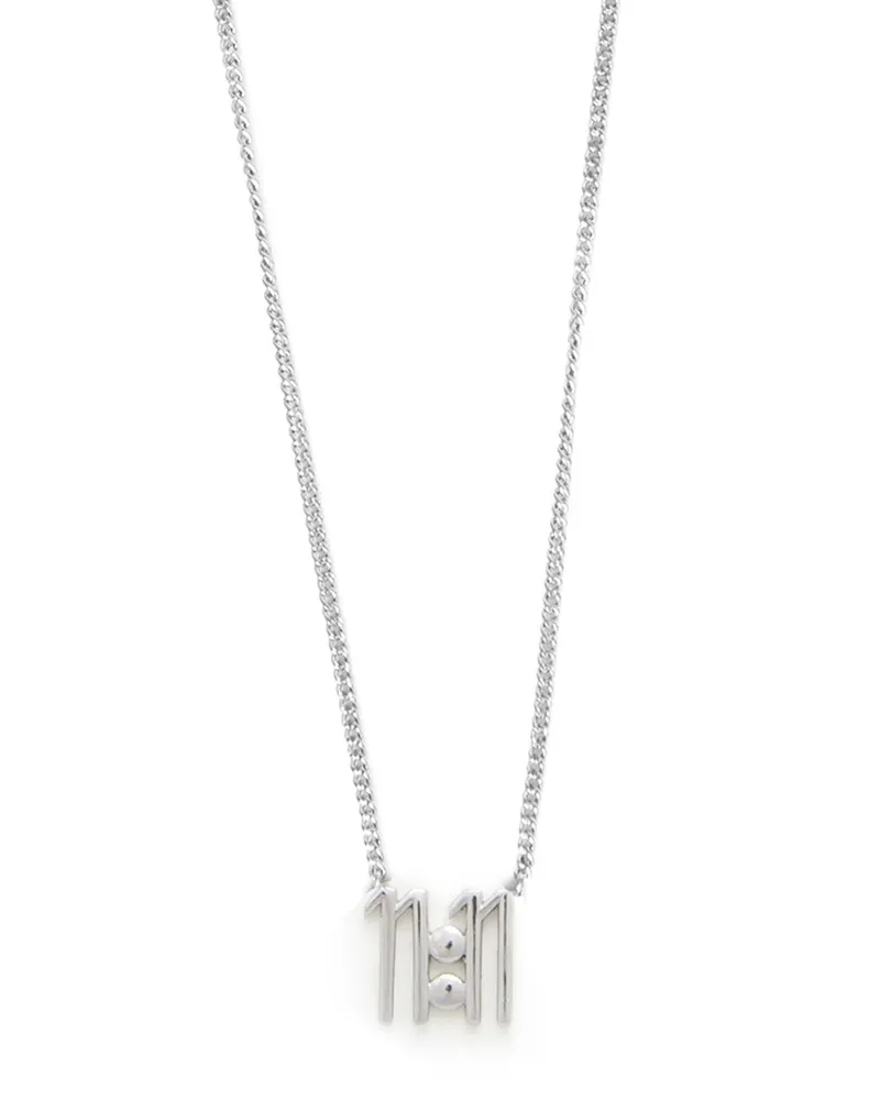 CAPSULE ELEVEN Halskette mit Anhänger - Silber Silber