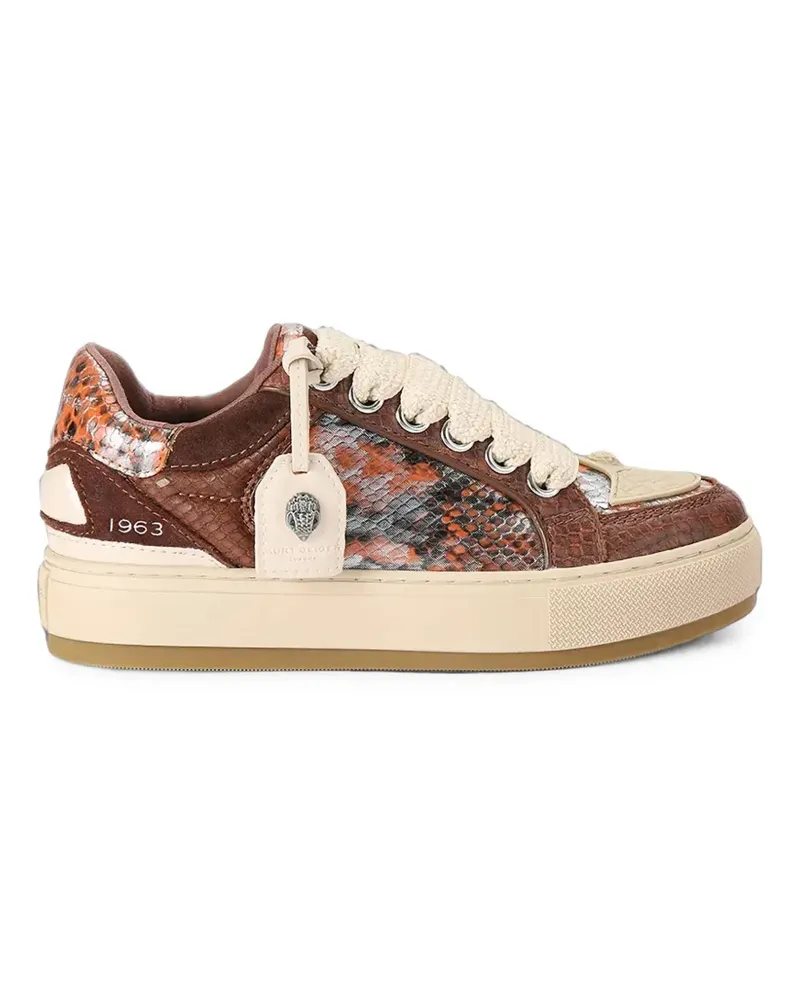 Kurt Geiger logo-print sneakers - Braun Braun