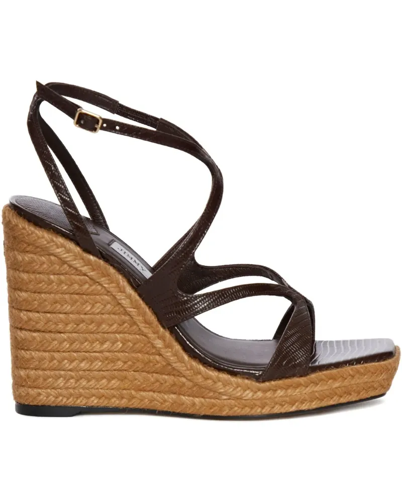 Jimmy Choo Ayla Sandalen 110mm - Braun Braun