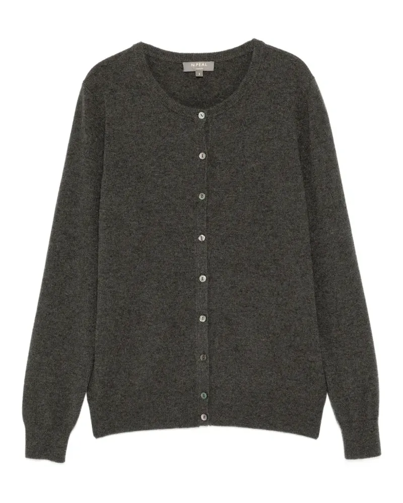 N.Peal Olivia Cardigan - Grau Grau
