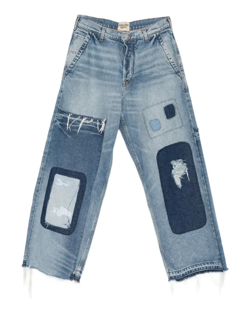 GALLERY DEPT. Jeans in Distressed-Optik - Blau Blau