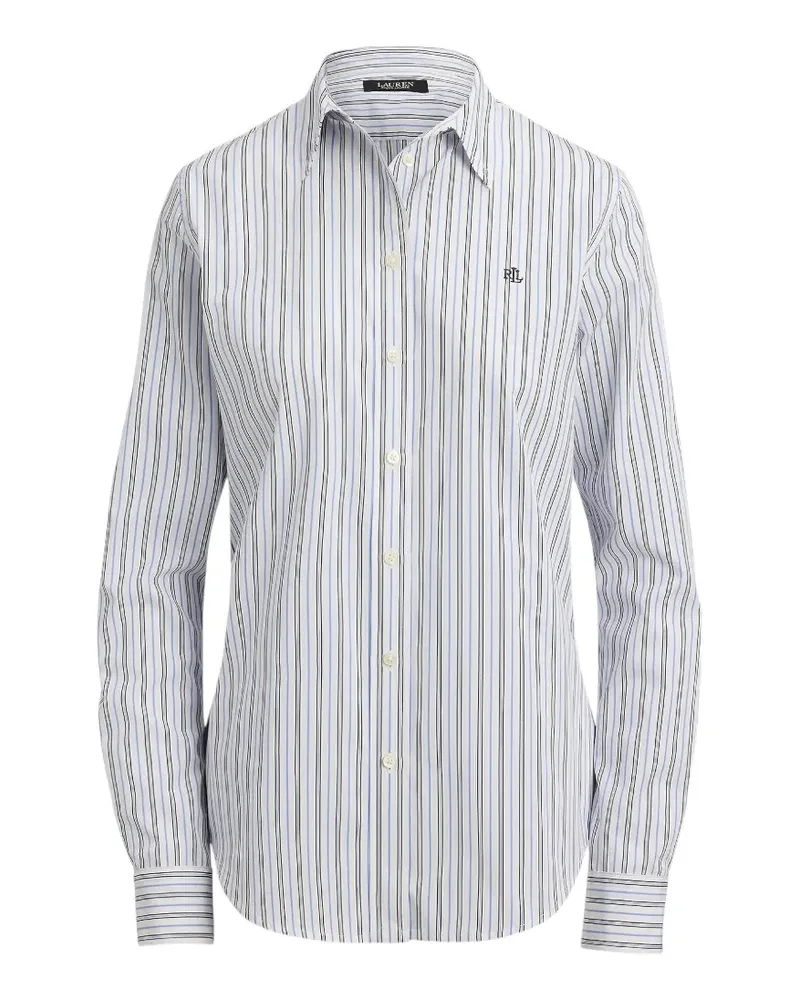 Ralph Lauren Broadcloth striped cotton shirt - Weiß Weiß