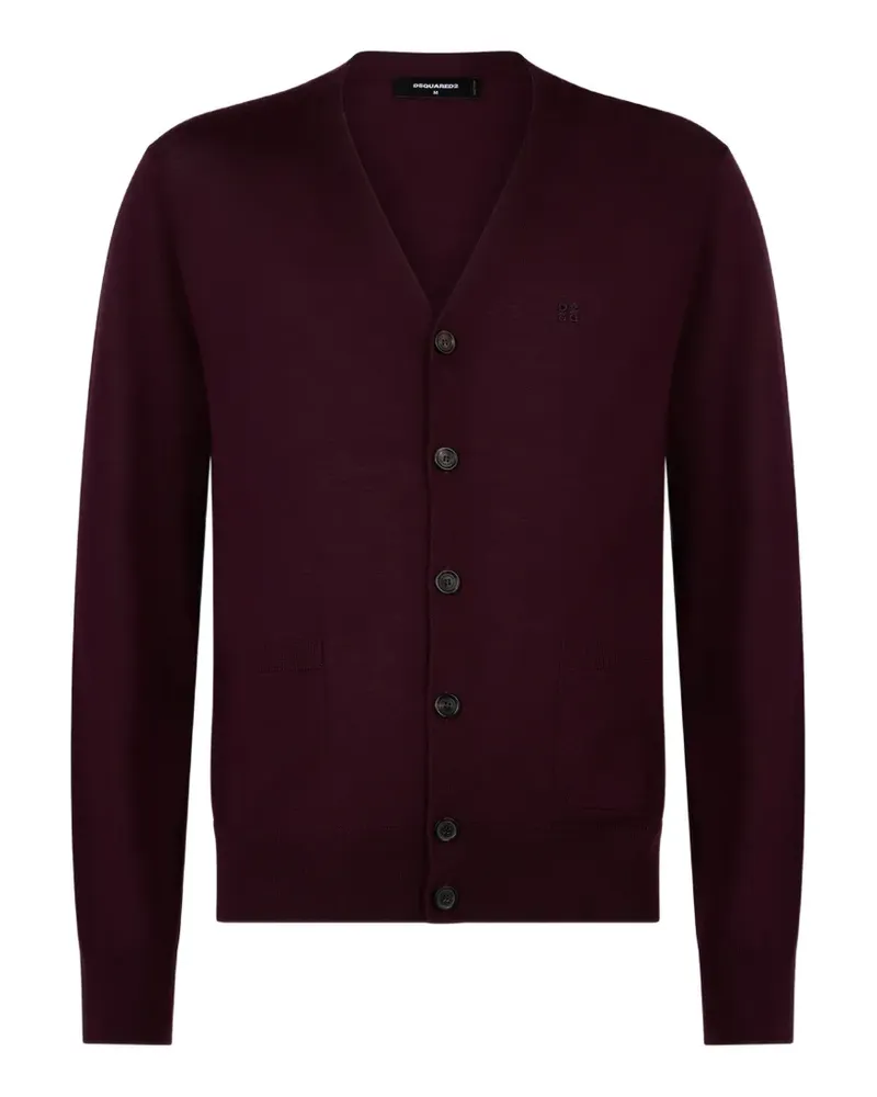 Dsquared2 D2-upside-down cardigan - Violett Violett