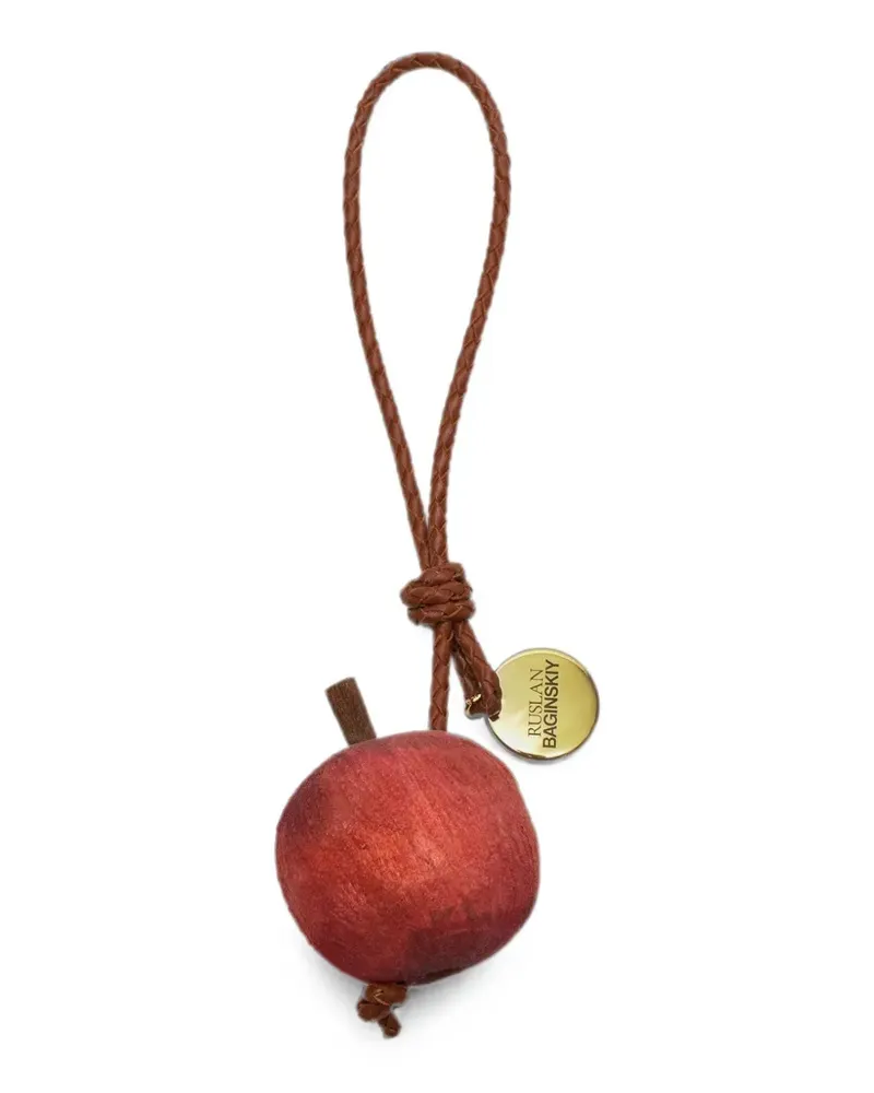 RUSLAN BAGINSKIY Apple bag charm - Rot Rot