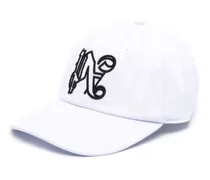 Baseballkappe mit Monogramm-Stickerei - Weiß