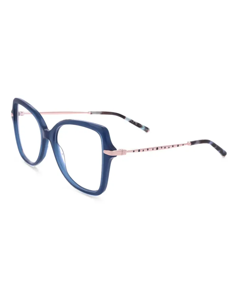 Carolina Herrera New York Brille mit Cat-Eye-Gestell - Blau Blau