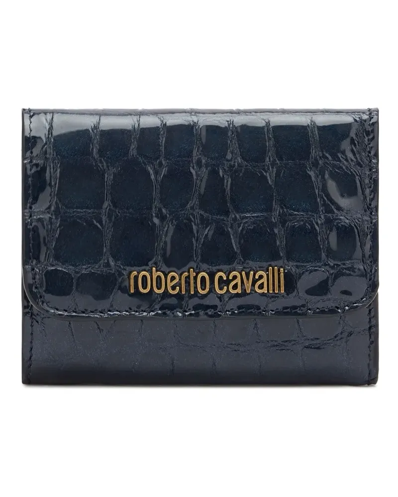Roberto Cavalli Klassisches Portemonnaie - Blau Blau