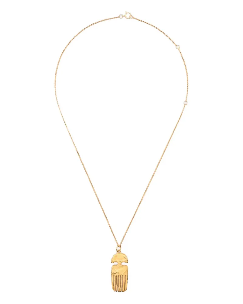 Alighieri The Vanity Comb necklace - Gold Gold