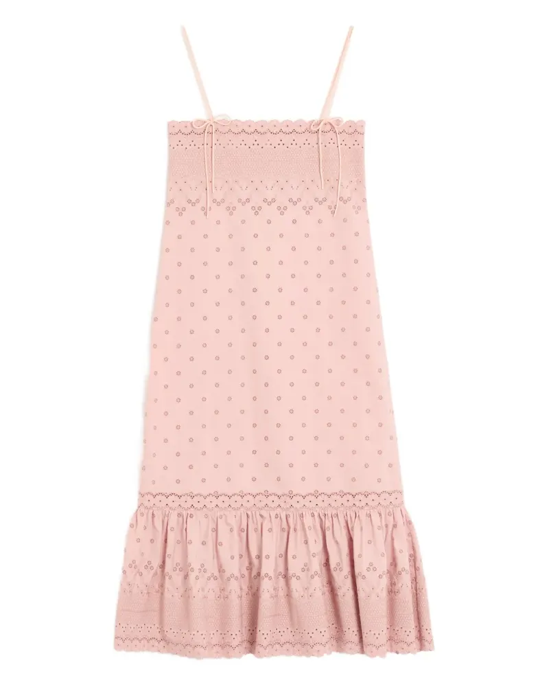 Valentino Garavani Gerüschtes Midikleid - Rosa Rosa