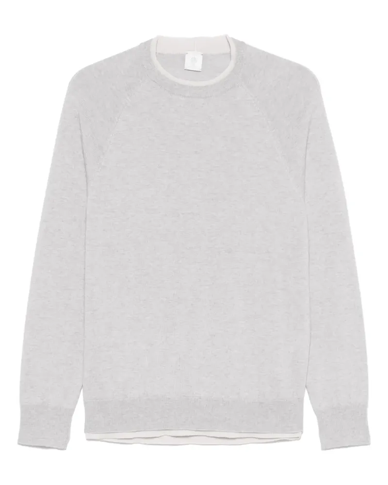 Eleventy Pullover mit Kontrastdetails - Grau Grau