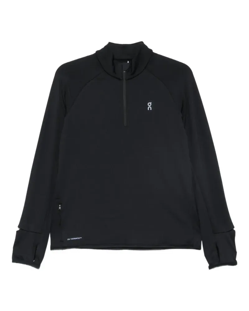 ON Climate quarter-zip sweater - Schwarz Schwarz