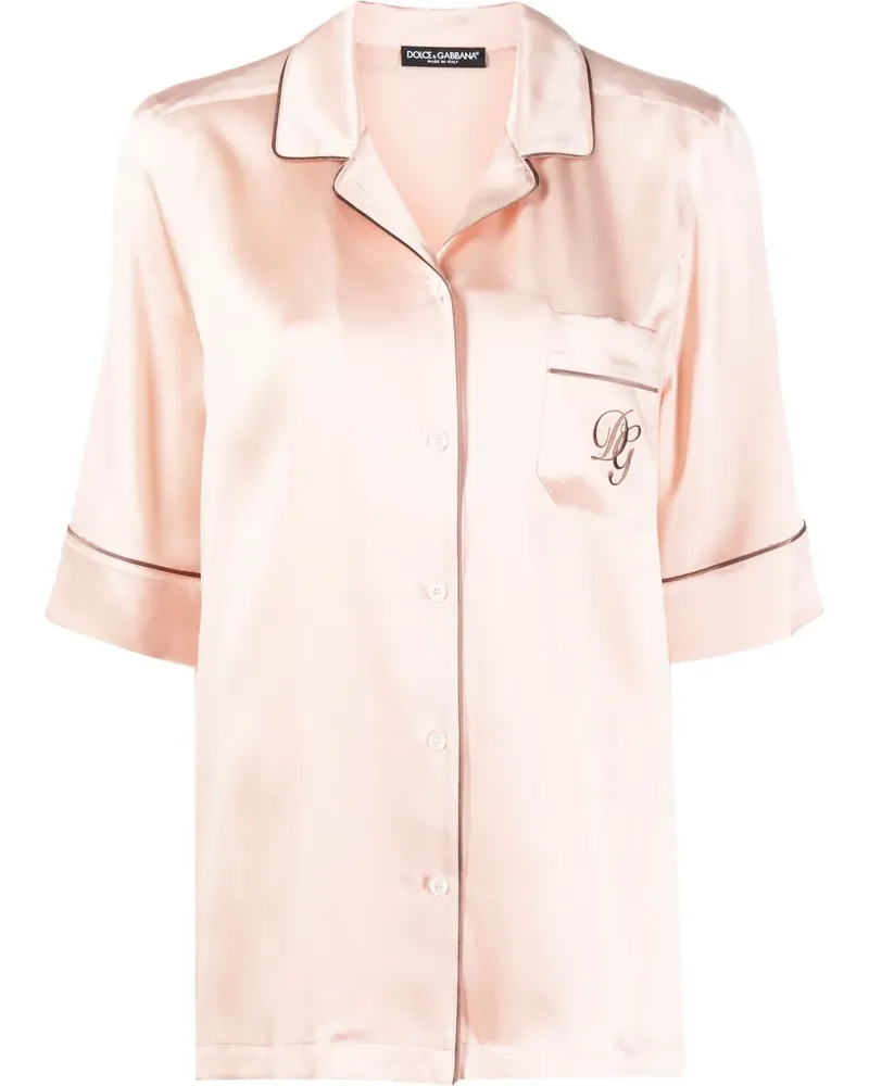 Dolce & Gabbana Besticktes Hemd - Rosa Rosa