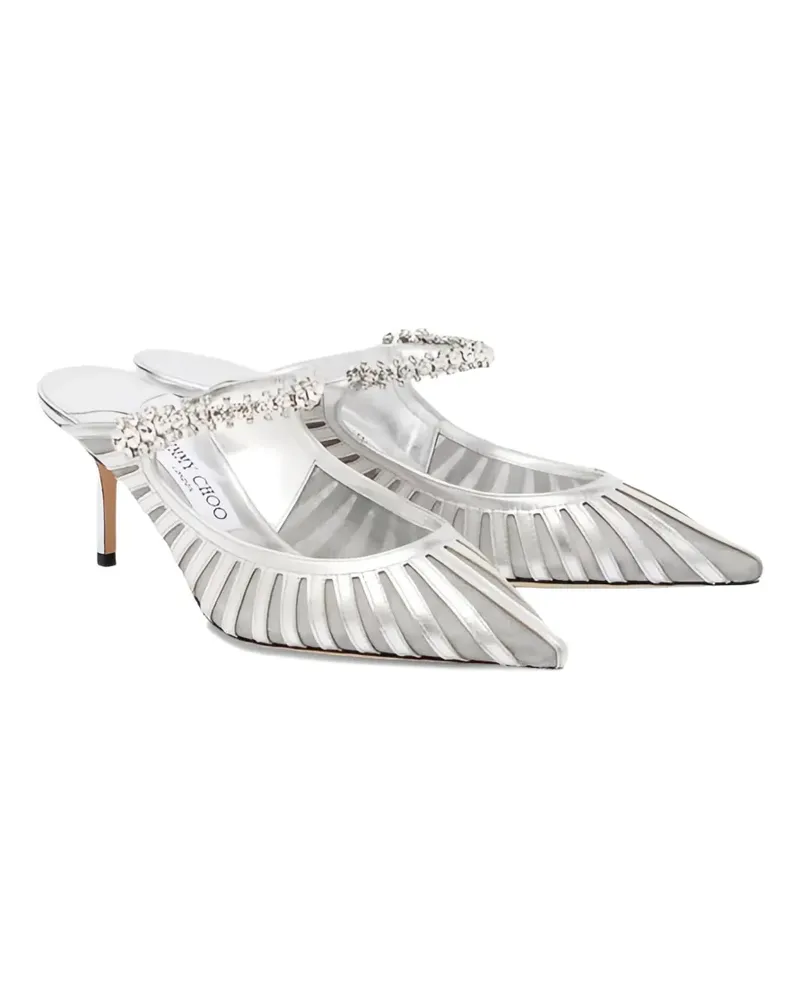 Jimmy Choo Bing Pumps 100mm - Silber Silber