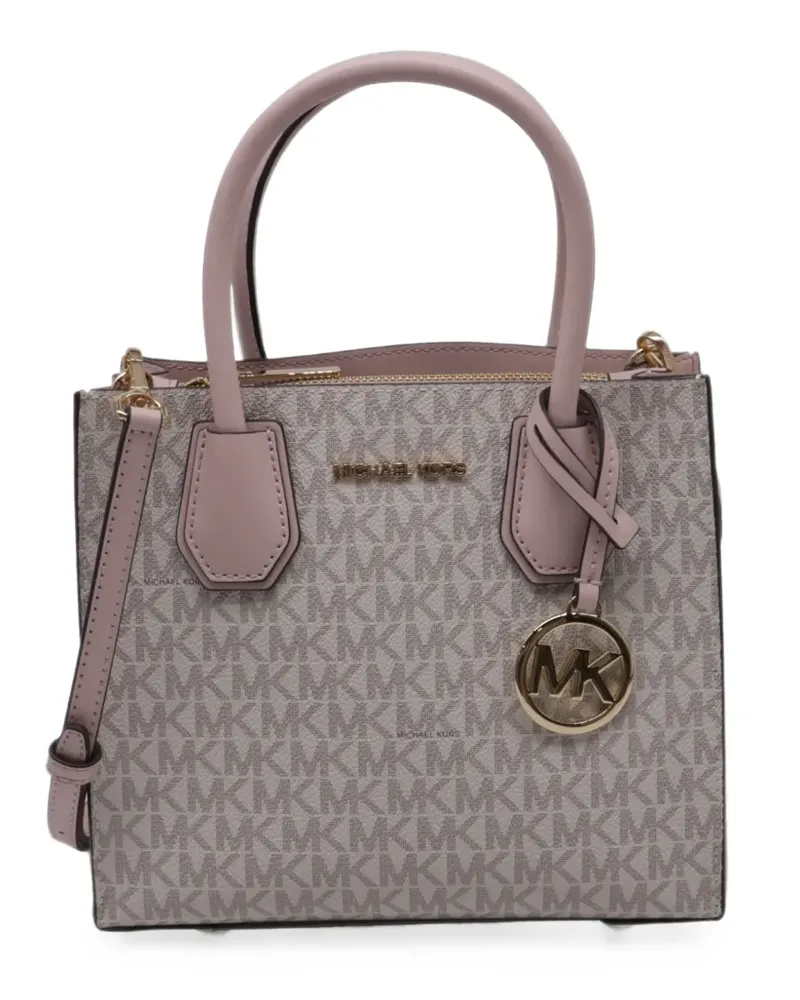 Michael Kors Mercer Signature Logo crossbody bag - Nude Nude