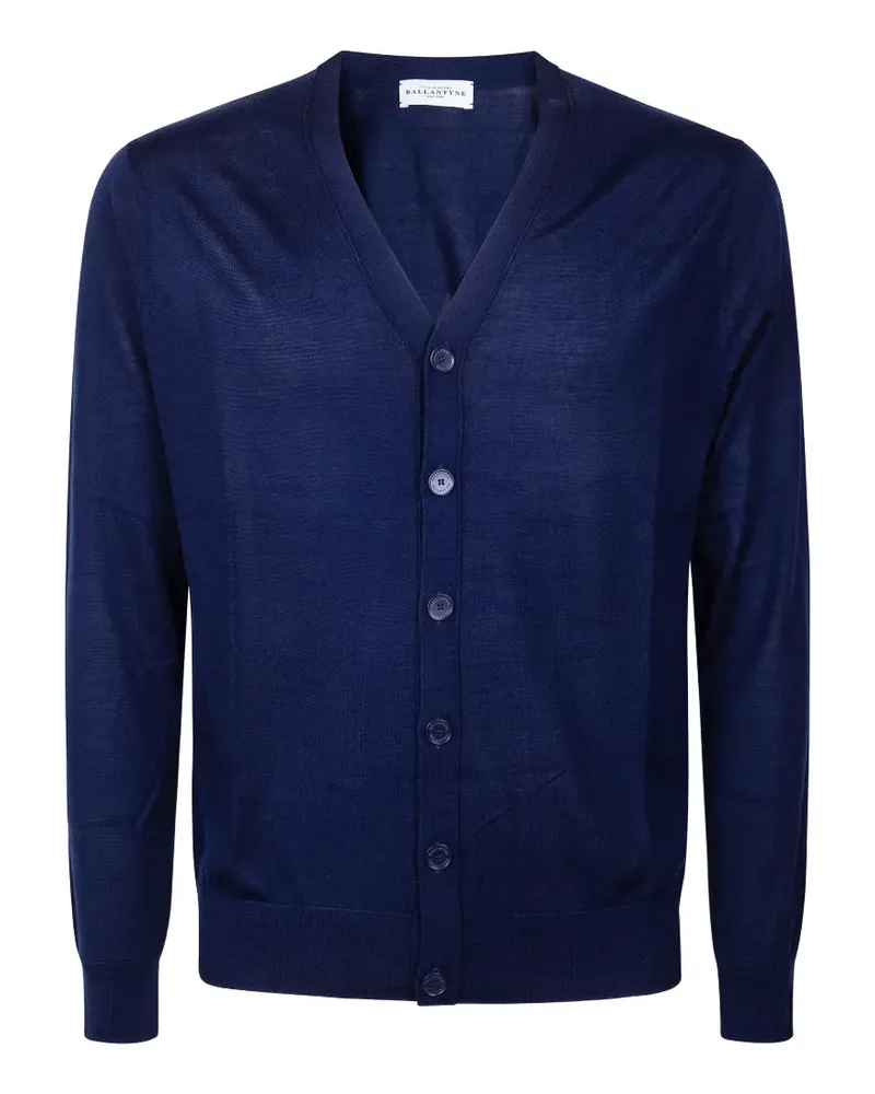 Ballantyne Cardigan mit V-Ausschnitt - Blau Blau
