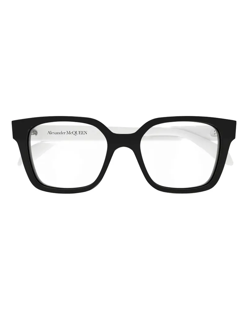 Alexander McQueen square-frame glasses - Schwarz Schwarz