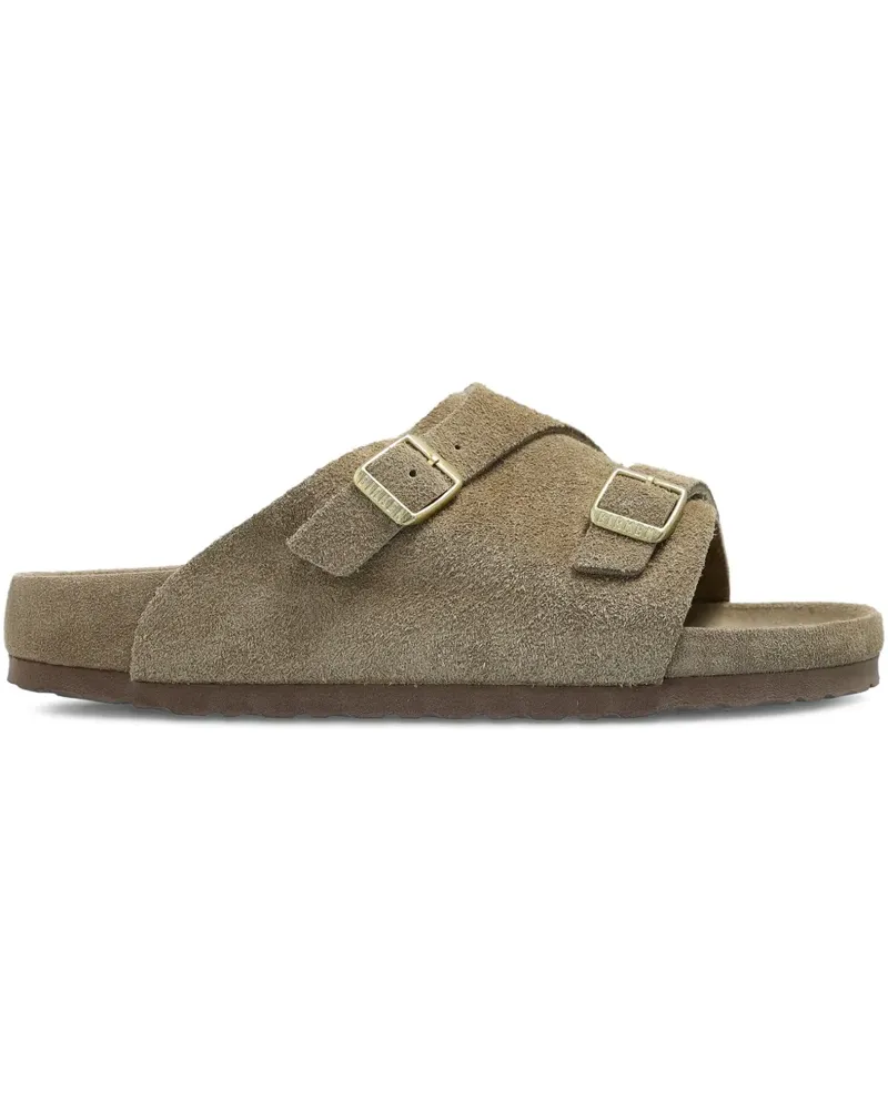Birkenstock Arizona Pantoletten mit zwei Schnallen - Nude Nude