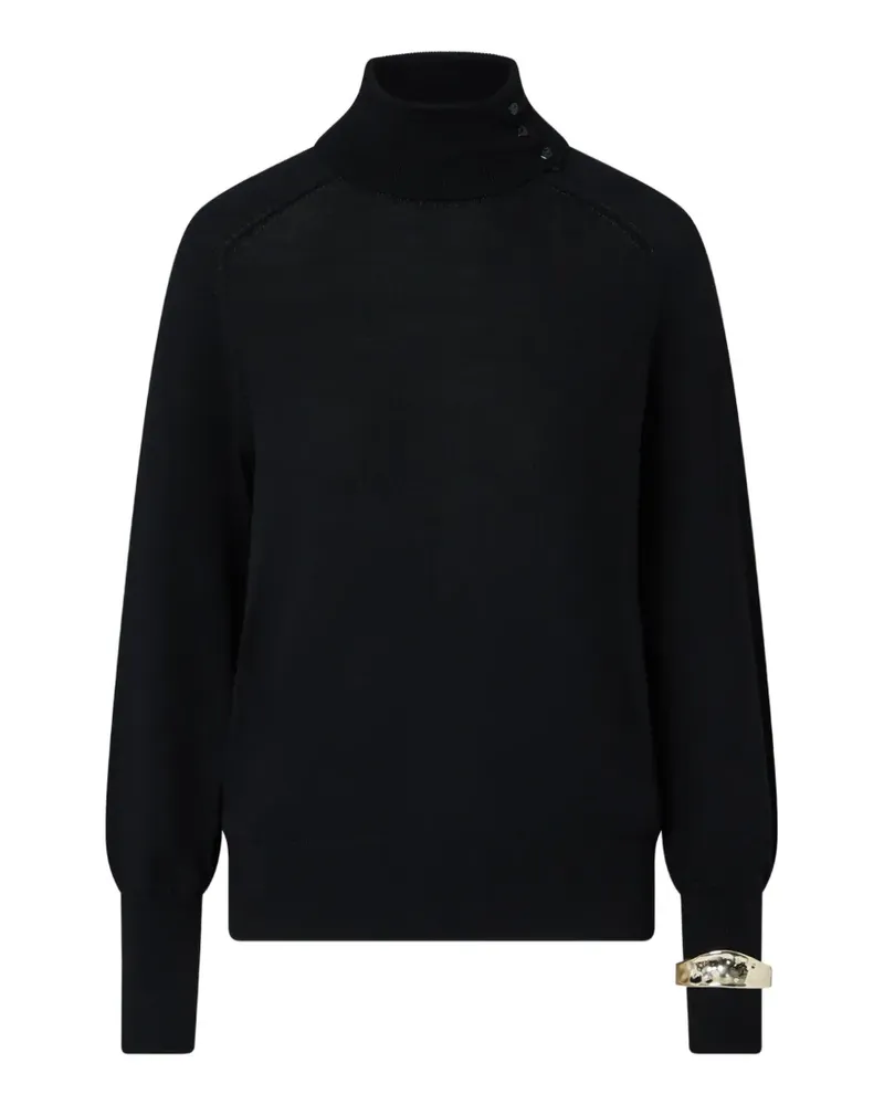 Liu Jo wool turtleneck with bracelet - Schwarz Schwarz