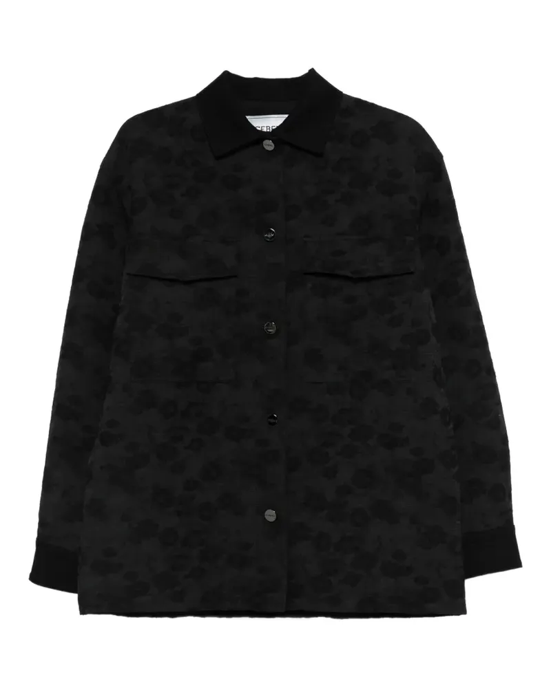 Iceberg floral pocket jacket - Schwarz Schwarz