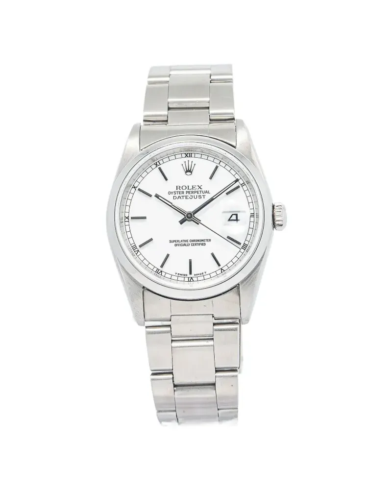Rolex Pre-owned Oyster Perpetual 34mm - Weiß Weiß