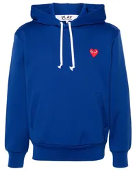 Comme des Garçons Hoodie mit Kordelzug Blau