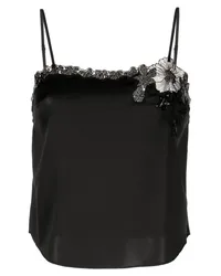 Fleur Du Mal Camisole-Top mit Applikationen Schwarz