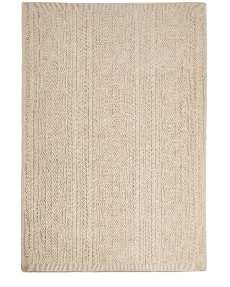 Ralph Lauren Home Decke mit geometrischem Muster Nude